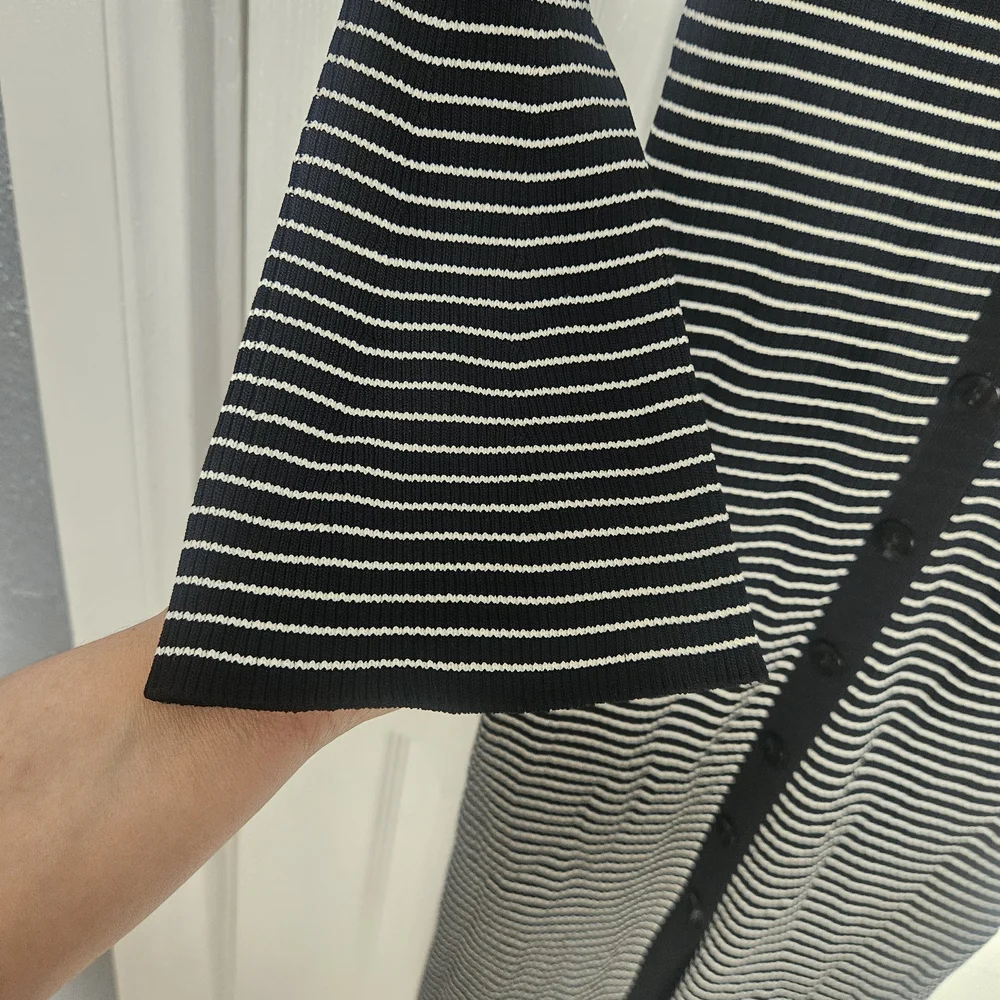 a new day Black and White Long Sleeve Dress Xs But Are Strech - Picture 6 of 7